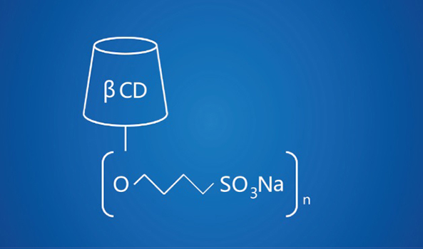 CAS 182410-00-0 Betadex sulfobutil éter sal de sodio